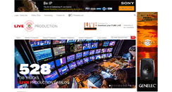 Desktop Screenshot of live-production.tv